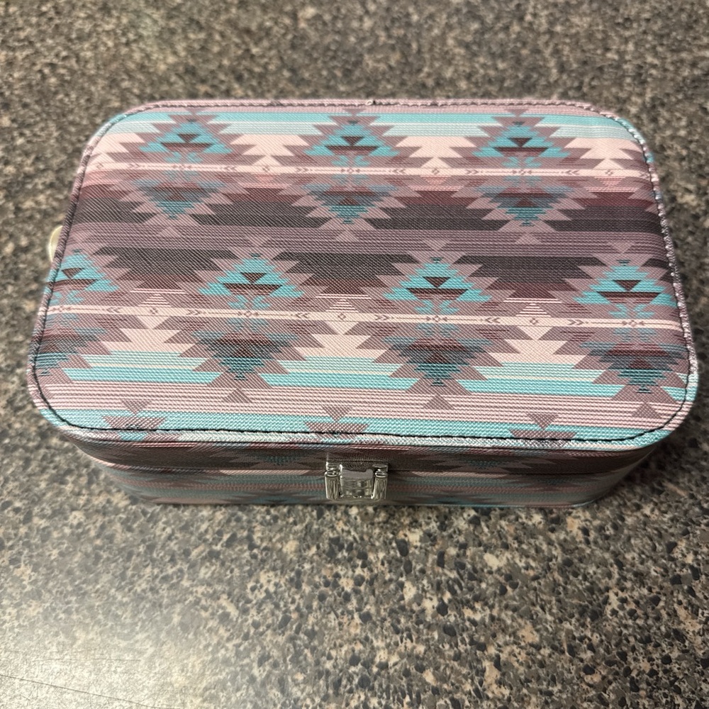 Tribal Print Jewelry Box, Sterling Kreek